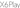 Xplora X6 Play-logo i svart, representerer Xploras smartklokkemodell designet for barn med sikkerhet og funksjonalitet i fokus.