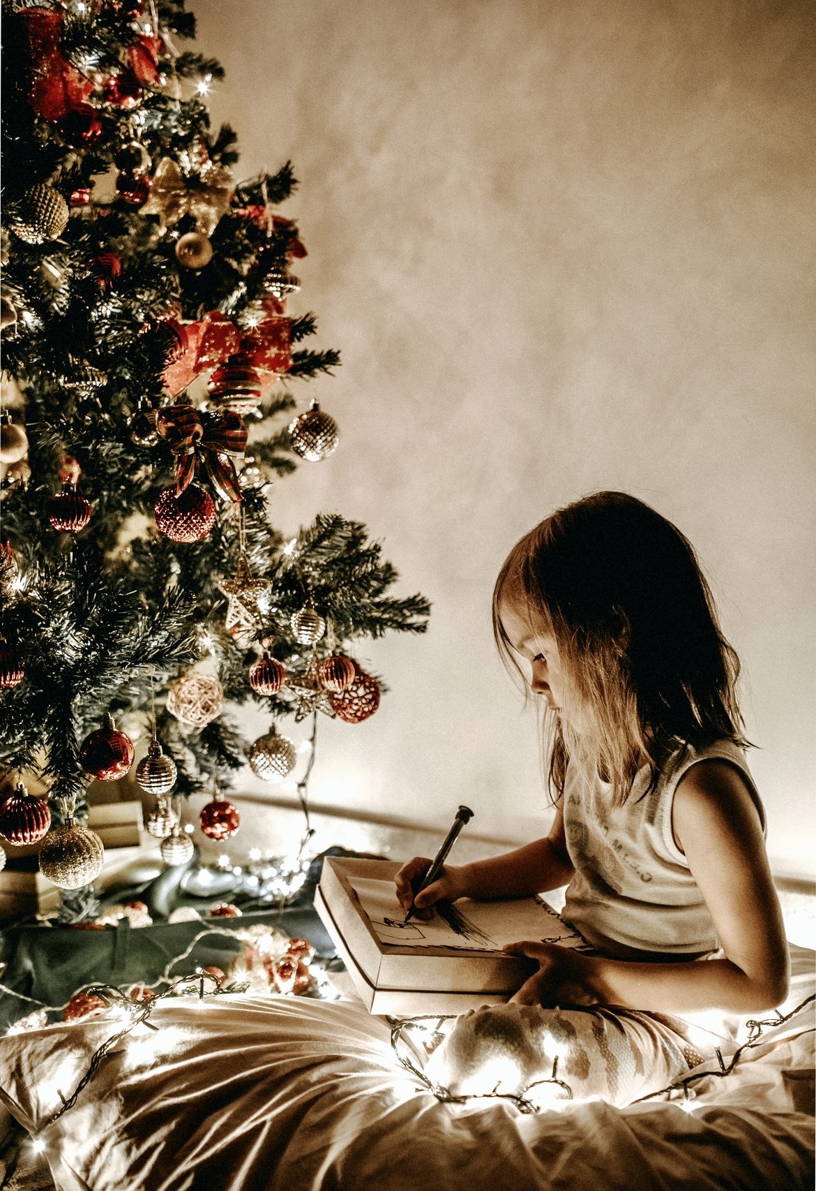 5 steg til barnas beste julekort