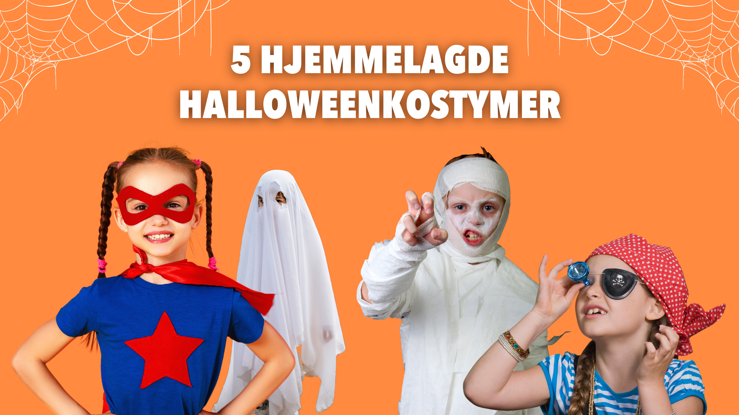 5 hjemmelagde halloweenkostymer